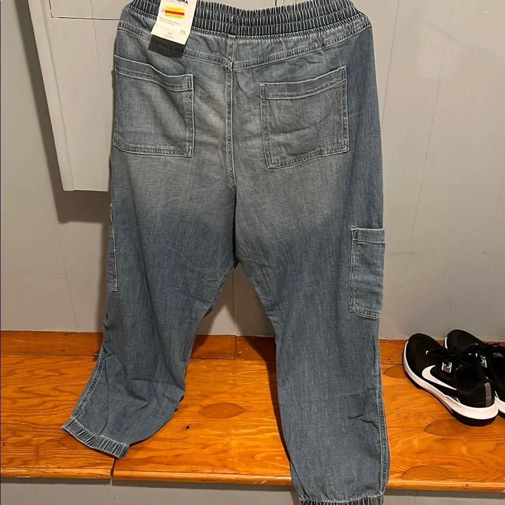 Womens nwt denim joggers size xl - Picture 4 of 4